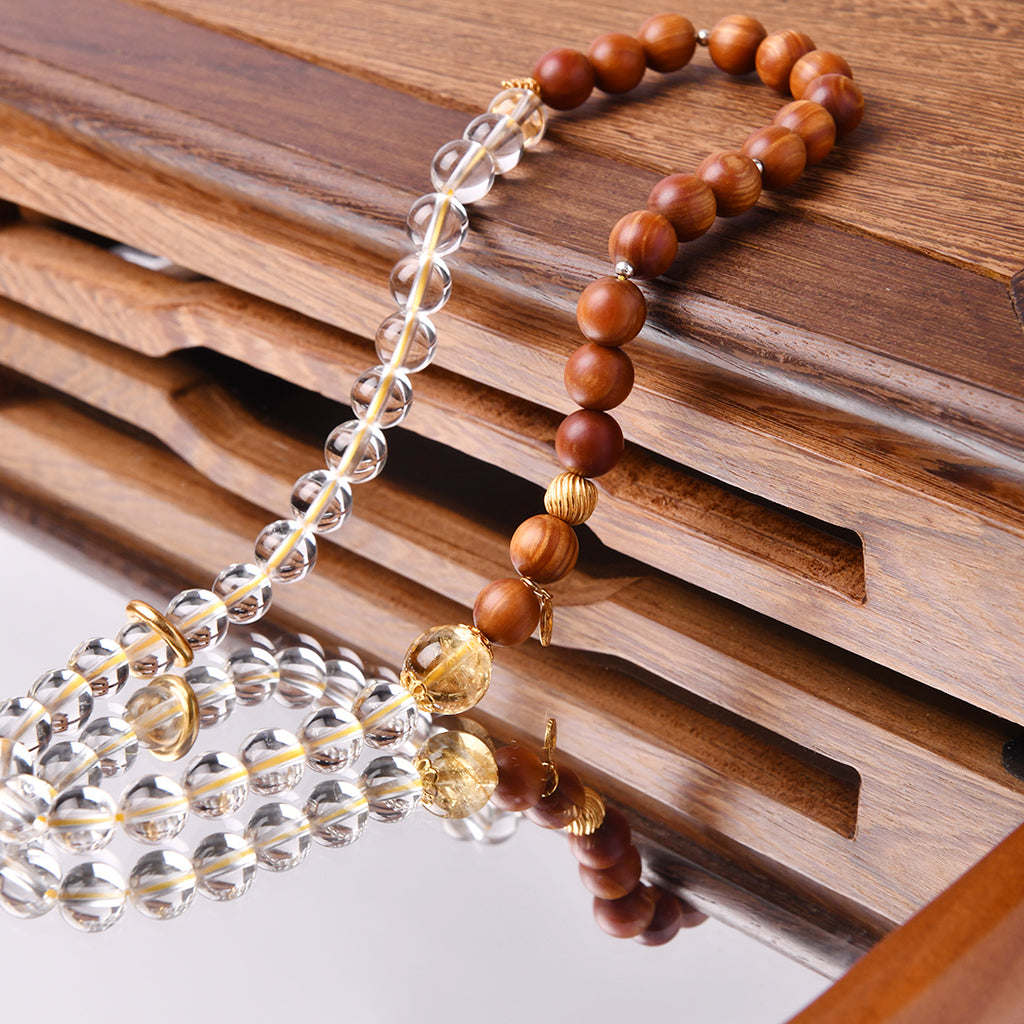 ヒノキ福連珠　ブレスレット