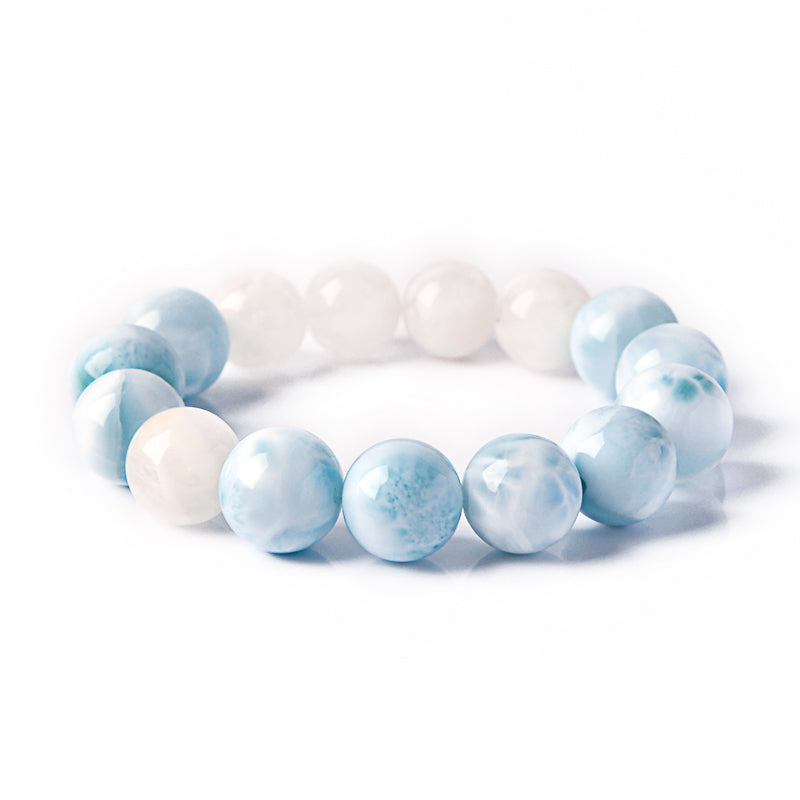 ラリマースノーガーデンブレスレット