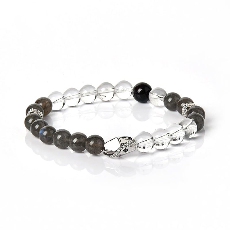 ラブラドライトクリスタルブレスレット