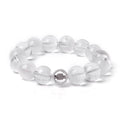 12mmホワイトガーデンクオーツブレスレット