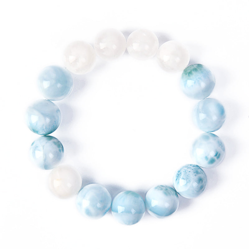 ラリマースノーガーデンブレスレット