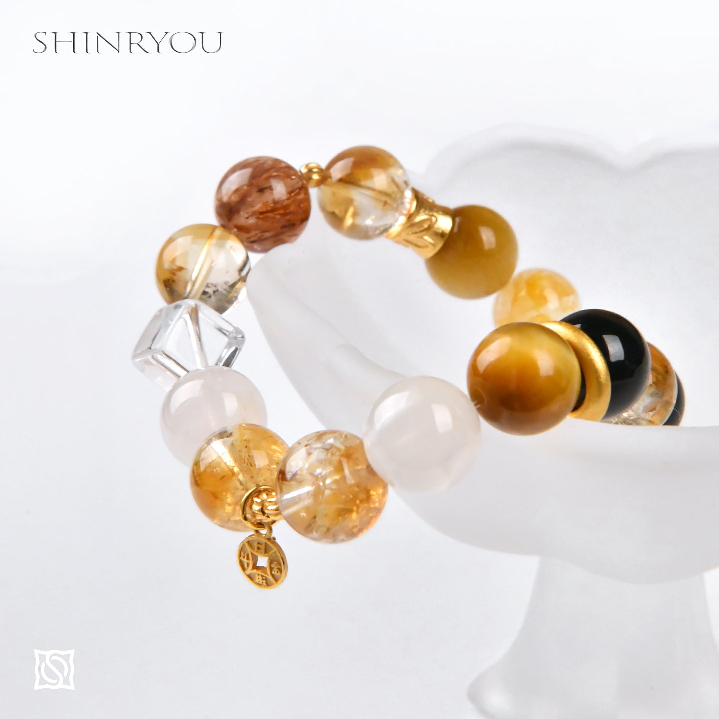 スーパーセブンシトリンデザインブレスレット