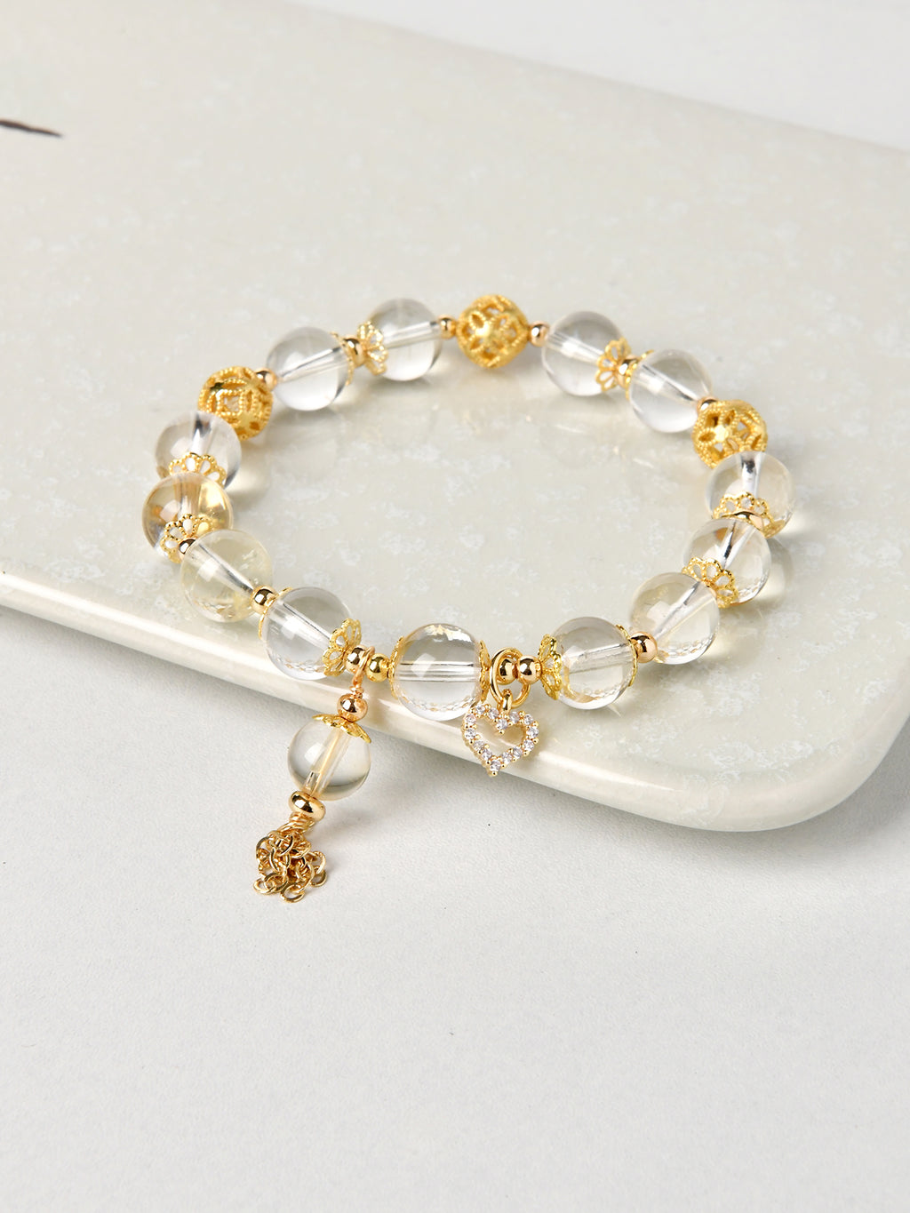 クリスタルデザインブレスレット