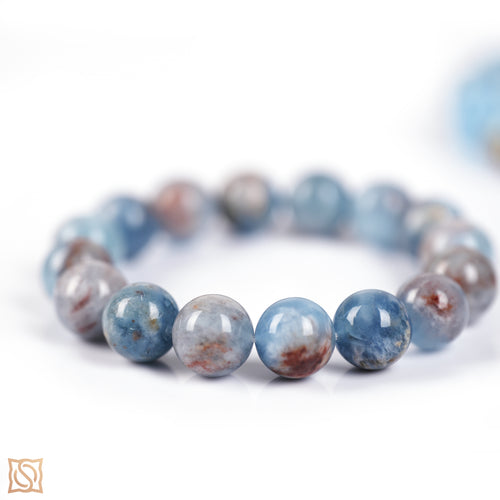 12mmアイランドアクアマリンブレスレット