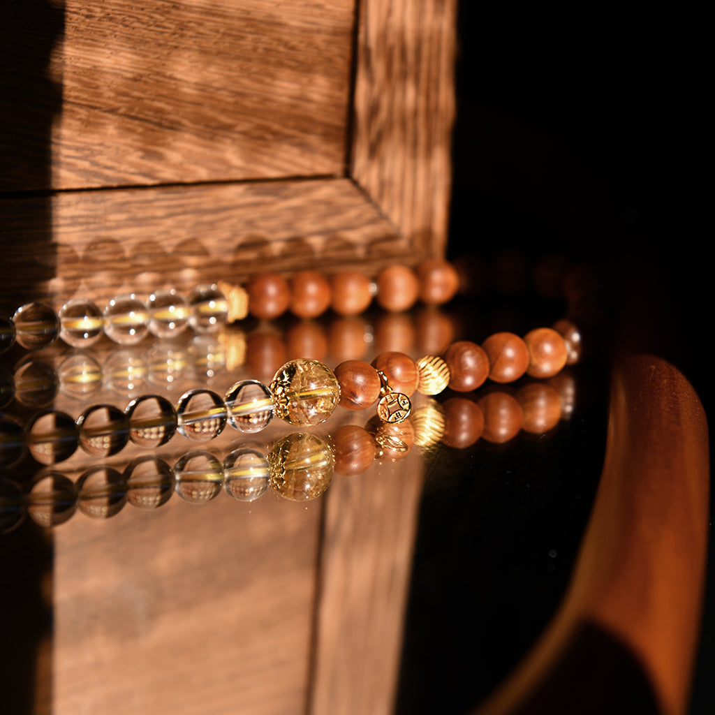 ヒノキ福連珠　ブレスレット