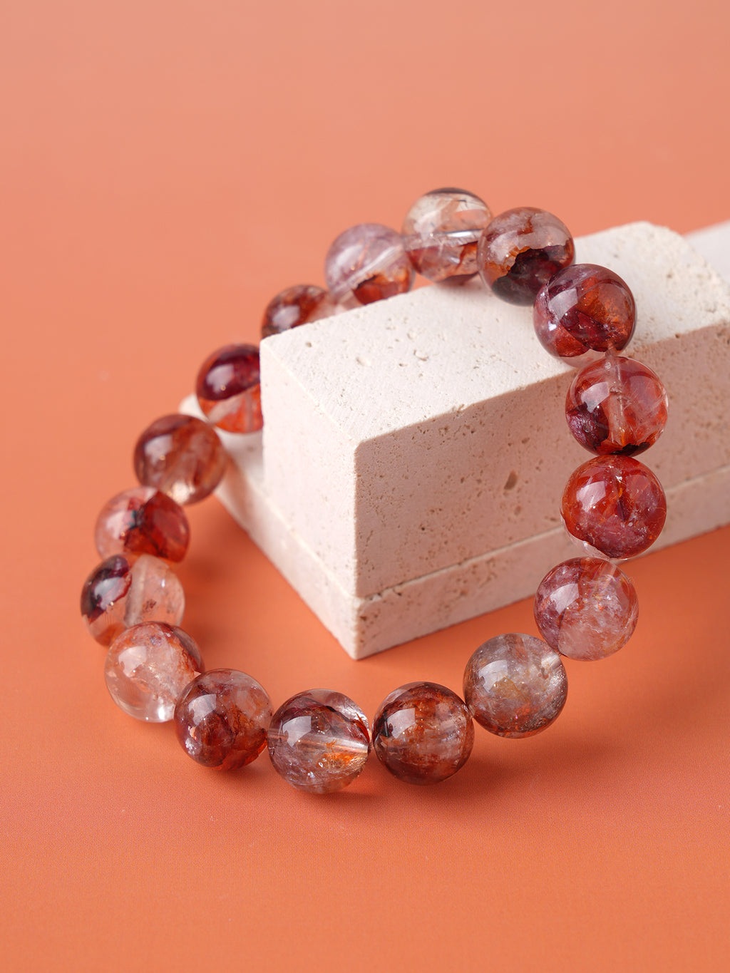 12mmレッドヘマタイトブレスレット