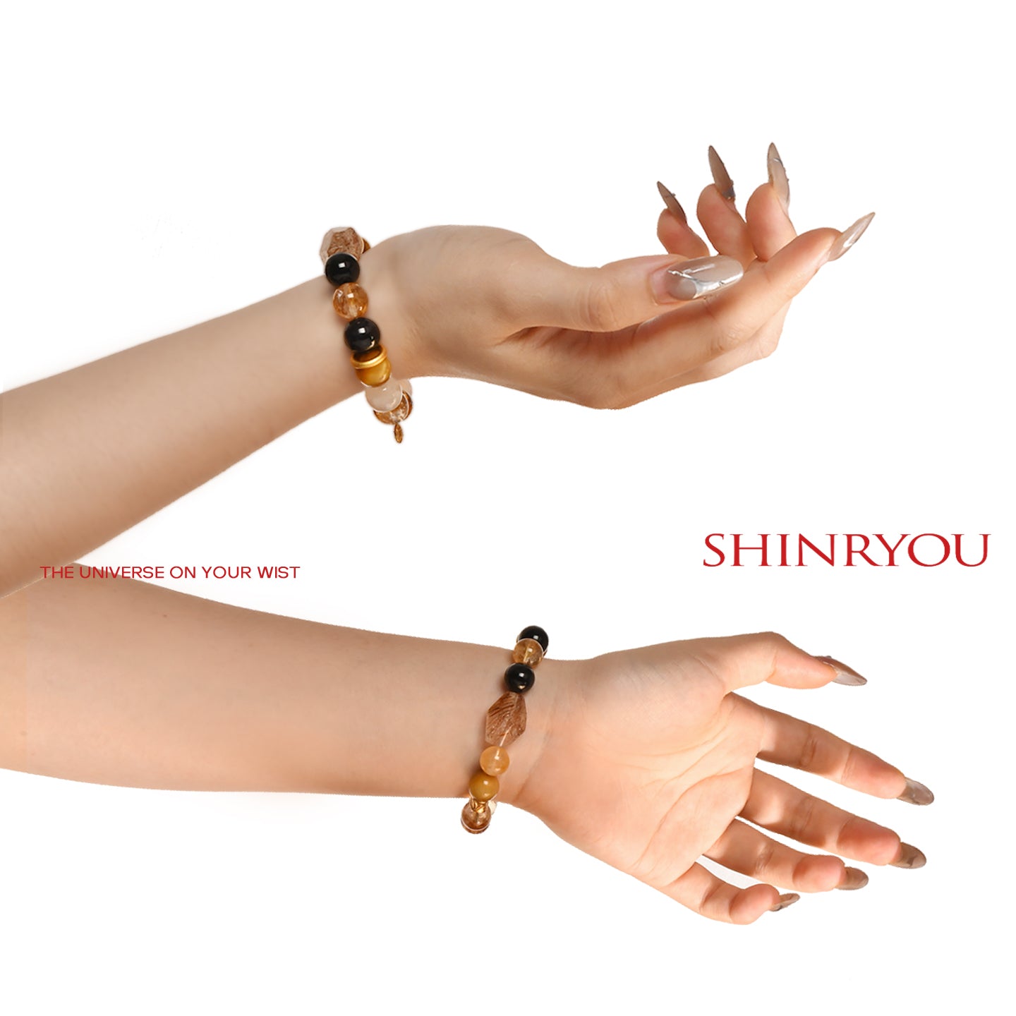 スーパーセブンシトリンデザインブレスレット