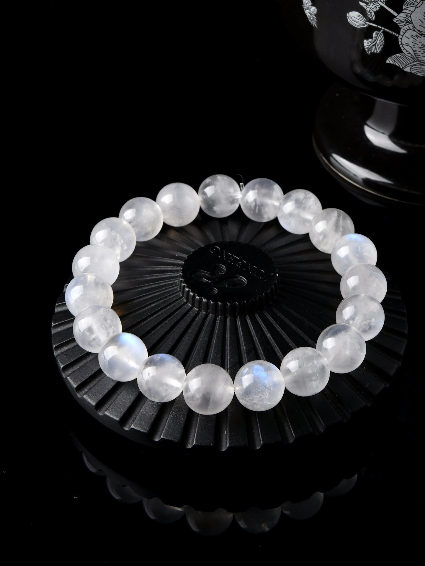 12mmブルームーンストーンブレスレット