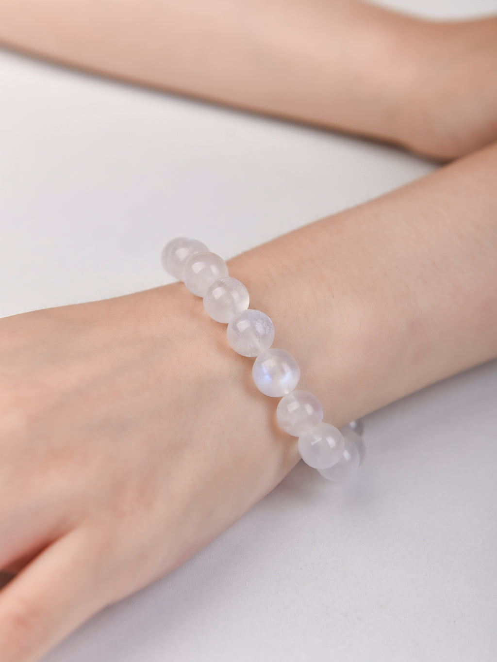 12mmブルームーンストーンブレスレット