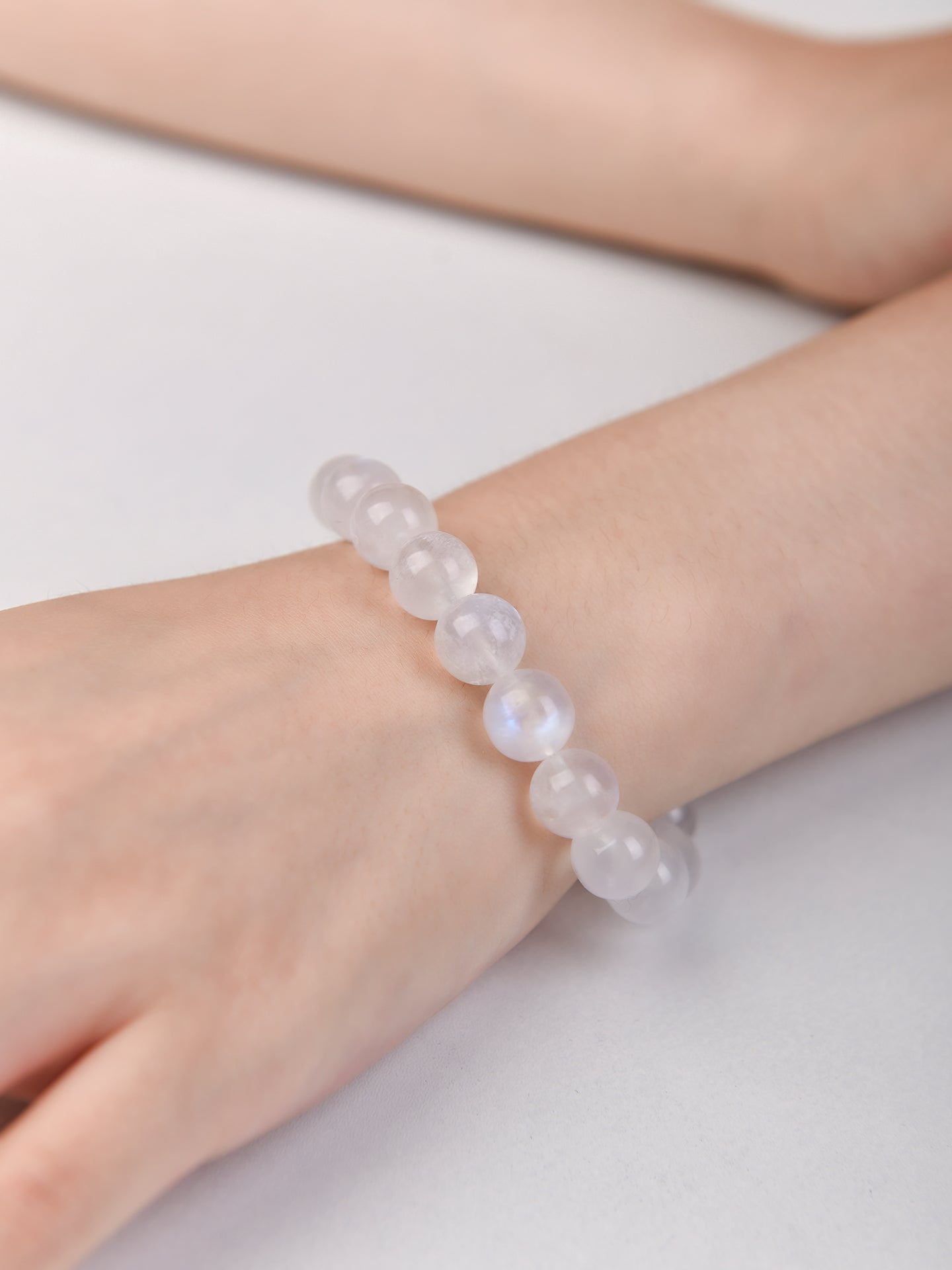 12mmブルームーンストーンブレスレット