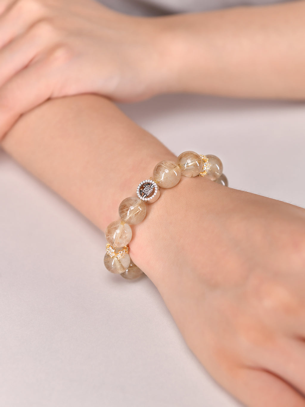 12mmゴールデンルチルブレスレット