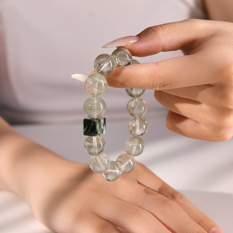 グリーンガーデンセラフィライトブレスレット